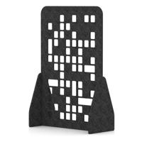 Sch! Acoustic Floor Standing Screen - Block - Graphite Charcoal - 1800mm