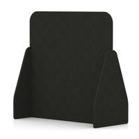 Sch! Acoustic Floor Standing Screen - Full - Raven Black - 1200mm