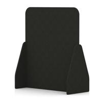 Sch! Acoustic Floor Standing Screen - Full - Raven Black - 1400mm