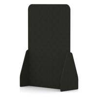 Sch! Acoustic Floor Standing Screen - Full - Raven Black - 1800mm