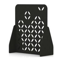 Sch! Acoustic Floor Standing Screen - Petal - Raven Black - 1400mm