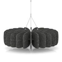 Sch! Acoustic Ceiling Baffles - Shade - Type A - 600mm Wide x 150mm High - Graphite Charcoal