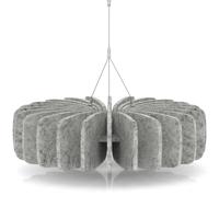 Sch! Acoustic Ceiling Baffles - Shade - Type A - 600mm Wide x 150mm High - Pebble Light Grey