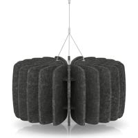 Sch! Acoustic Ceiling Baffles - Shade - Type A - 600mm Wide x 300mm High - Graphite Charcoal