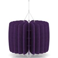 Sch! Acoustic Ceiling Baffles - Shade - Type A - 600mm Wide x 450mm High - Plum Purple