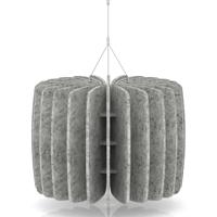 Sch! Acoustic Ceiling Baffles - Shade - Type A - 600mm Wide x 450mm High - Pebble Light Grey