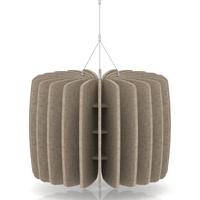 Sch! Acoustic Ceiling Baffles - Shade - Type A - 600mm Wide x 450mm High - Oatmeal Beige