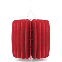 Sch! Acoustic Ceiling Baffles - Shade - Type A - 600mm Wide x 600mm High - Poppy Red
