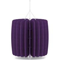 Sch! Acoustic Ceiling Baffles - Shade - Type A - 600mm Wide x 600mm High - Plum Purple
