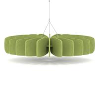 Sch! Acoustic Ceiling Baffles - Shade - Type A - 900mm Wide x 150mm High - Lime Green