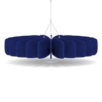 Sch! Acoustic Ceiling Baffles - Shade - Type A - 900mm Wide x 150mm High - Cobalt Blue
