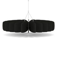 Sch! Acoustic Ceiling Baffles - Shade - Type A - 900mm Wide x 150mm High - Raven Black