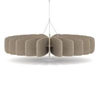 Sch! Acoustic Ceiling Baffles - Shade - Type A - 900mm Wide x 150mm High - Oatmeal Beige