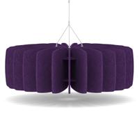 Sch! Acoustic Ceiling Baffles - Shade - Type A - 900mm Wide x 300mm High - Plum Purple