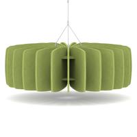 Sch! Acoustic Ceiling Baffles - Shade - Type A - 900mm Wide x 300mm High - Lime Green