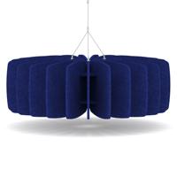 Sch! Acoustic Ceiling Baffles - Shade - Type A - 900mm Wide x 300mm High - Cobalt Blue