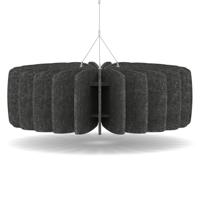 Sch! Acoustic Ceiling Baffles - Shade - Type A - 900mm Wide x 300mm High - Graphite Charcoal