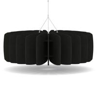Sch! Acoustic Ceiling Baffles - Shade - Type A - 900mm Wide x 300mm High - Raven Black