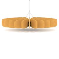Sch! Acoustic Ceiling Baffles - Shade - Type A - 1200mm Wide x 150mm High - Buttercup Yellow