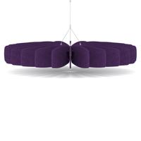 Sch! Acoustic Ceiling Baffles - Shade - Type A - 1200mm Wide x 150mm High - Plum Purple