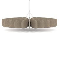 Sch! Acoustic Ceiling Baffles - Shade - Type A - 1200mm Wide x 150mm High - Oatmeal Beige