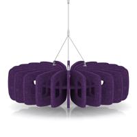 Sch! Acoustic Ceiling Baffles - Shade - Type B - 600mm Wide x 150mm High - Plum Purple