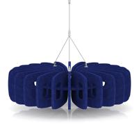 Sch! Acoustic Ceiling Baffles - Shade - Type B - 600mm Wide x 150mm High - Cobalt Blue