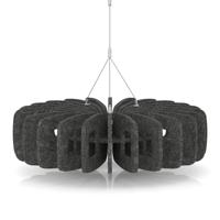 Sch! Acoustic Ceiling Baffles - Shade - Type B - 600mm Wide x 150mm High - Graphite Charcoal