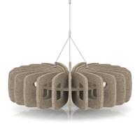 Sch! Acoustic Ceiling Baffles - Shade - Type B - 600mm Wide x 150mm High - Oatmeal Beige