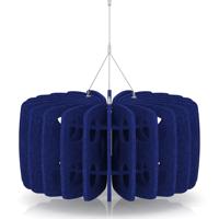 Sch! Acoustic Ceiling Baffles - Shade - Type B - 600mm Wide x 300mm High - Cobalt Blue