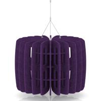 Sch! Acoustic Ceiling Baffles - Shade - Type B - 600mm Wide x 450mm High - Plum Purple