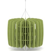 Sch! Acoustic Ceiling Baffles - Shade - Type B - 600mm Wide x 450mm High - Lime Green