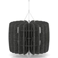 Sch! Acoustic Ceiling Baffles - Shade - Type B - 600mm Wide x 450mm High - Graphite Charcoal