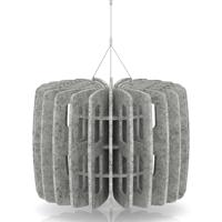 Sch! Acoustic Ceiling Baffles - Shade - Type B - 600mm Wide x 450mm High - Pebble Light Grey