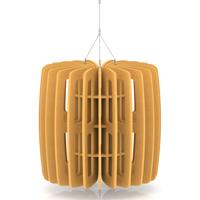 Sch! Acoustic Ceiling Baffles - Shade - Type B - 600mm Wide x 600mm High - Buttercup Yellow