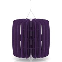 Sch! Acoustic Ceiling Baffles - Shade - Type B - 600mm Wide x 600mm High - Plum Purple