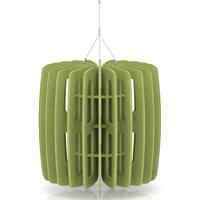 Sch! Acoustic Ceiling Baffles - Shade - Type B - 600mm Wide x 600mm High - Lime Green