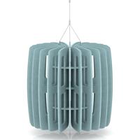 Sch! Acoustic Ceiling Baffles - Shade - Type B - 600mm Wide x 600mm High - Sky Light Blue