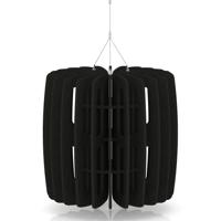 Sch! Acoustic Ceiling Baffles - Shade - Type B - 600mm Wide x 600mm High - Raven Black