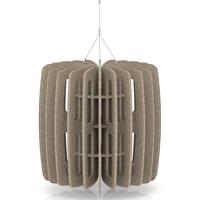 Sch! Acoustic Ceiling Baffles - Shade - Type B - 600mm Wide x 600mm High - Oatmeal Beige