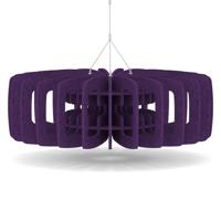 Sch! Acoustic Ceiling Baffles - Shade - Type C - 900mm Wide x 300mm High - Plum Purple