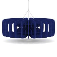 Sch! Acoustic Ceiling Baffles - Shade - Type C - 900mm Wide x 300mm High - Cobalt Blue
