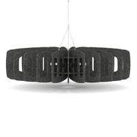 Sch! Acoustic Ceiling Baffles - Shade - Type C - 1200mm Wide x 300mm High - Graphite Charcoal