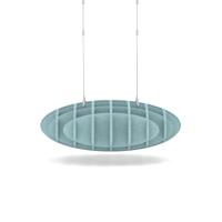 Sch! Acoustic Ceiling Baffles - Hatch - Type D - 700 x 700mm Wide x 250mm High - Sky Light Blue