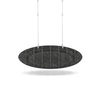 Sch! Acoustic Ceiling Baffles - Hatch - Type D - 700 x 700mm Wide x 250mm High - Graphite Charcoal