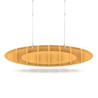 Sch! Acoustic Ceiling Baffles - Hatch - Type D - 1000 x 600mm Wide x 250mm High - Buttercup Yellow