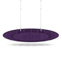 Sch! Acoustic Ceiling Baffles - Hatch - Type D - 1000 x 600mm Wide x 250mm High - Plum Purple