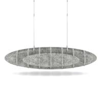 Sch! Acoustic Ceiling Baffles - Hatch - Type D - 1000 x 600mm Wide x 250mm High - Pebble Light Grey