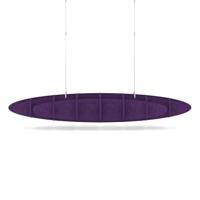 Sch! Acoustic Ceiling Baffles - Hatch - Type D - 1600 x 650mm Wide x 250mm High - Plum Purple