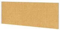 Impulse Plus Oblong 450/600 Desktop Screen Beige Fabric Light Grey Edges